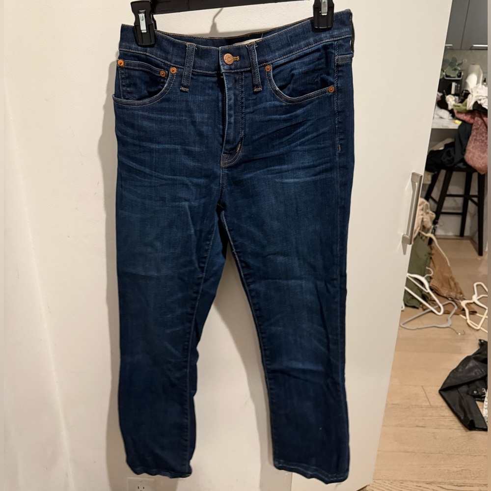 Madewell Dark Blue Ankle Jeans